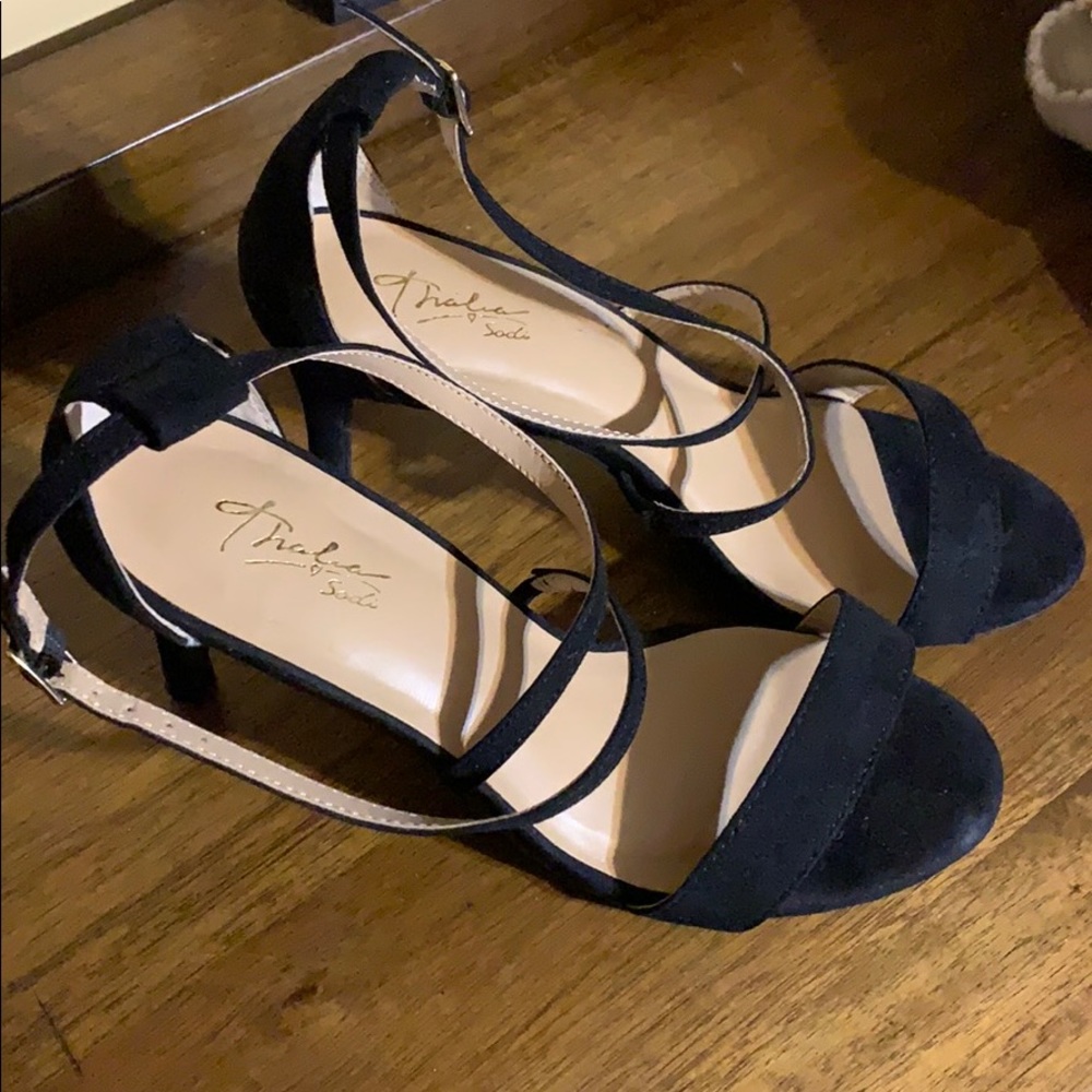 Black high heels